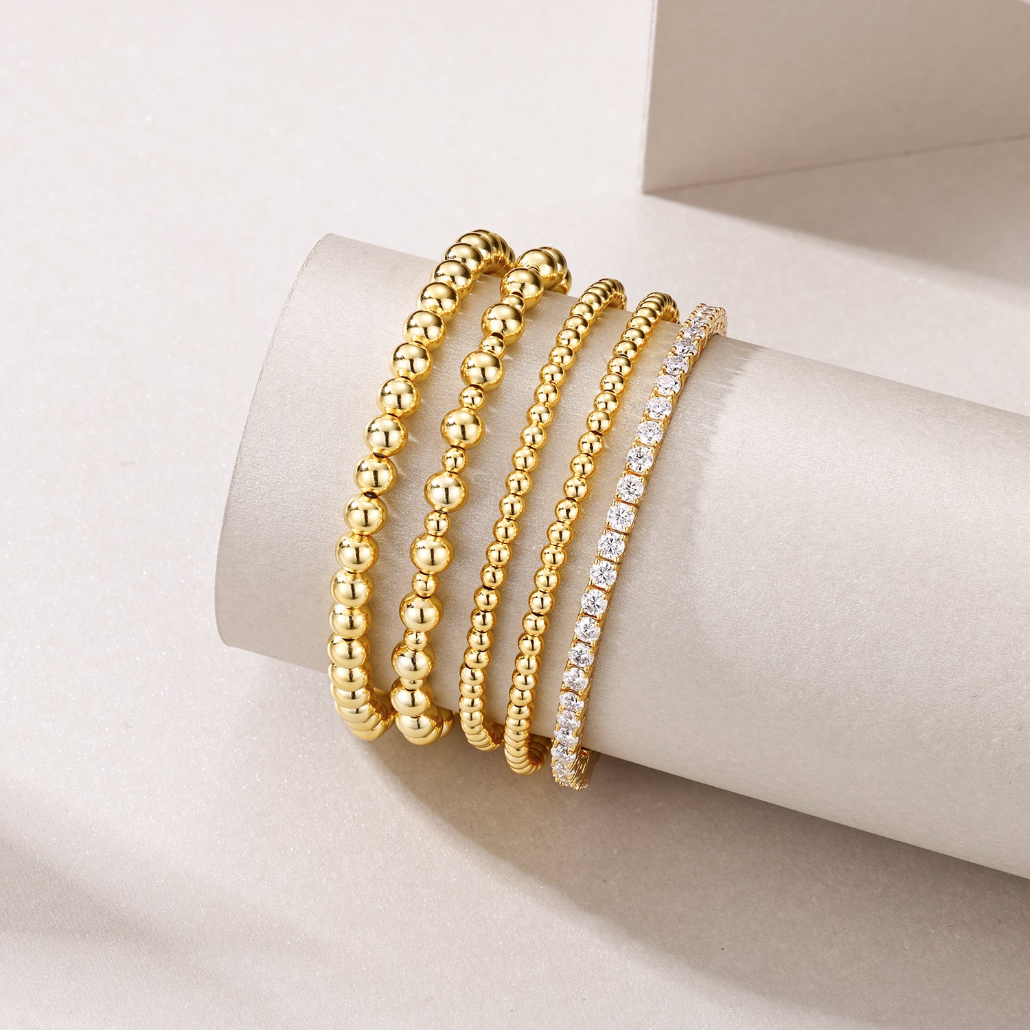 Golden Harmony Bracelet Set