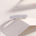 Starlight Pavé Moissanite Eternity Ring