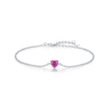 Eternal Heart Bracelet in 925 Sterling Silver