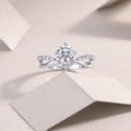 Crown of Love Moissanite Ring