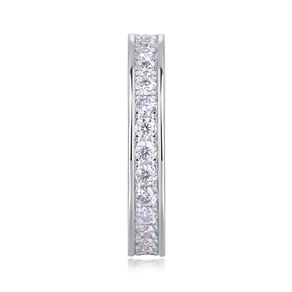 Eternal Line Moissanite Band Ring