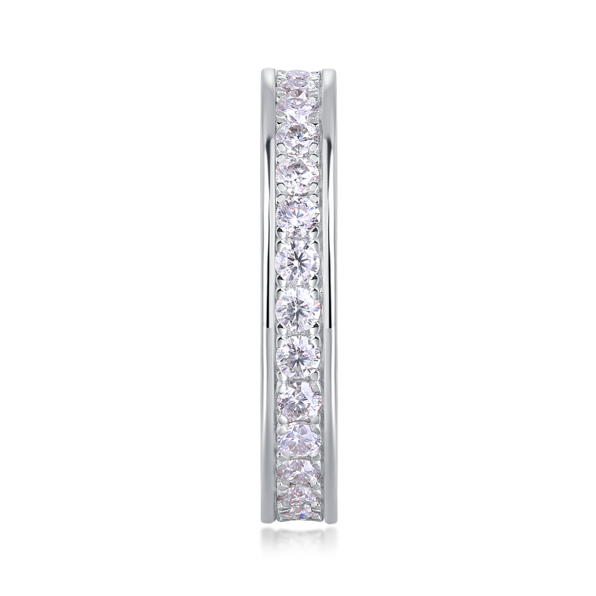 Eternal Line Moissanite Band Ring