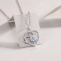 Eternal Double Heart Moissanite Necklace