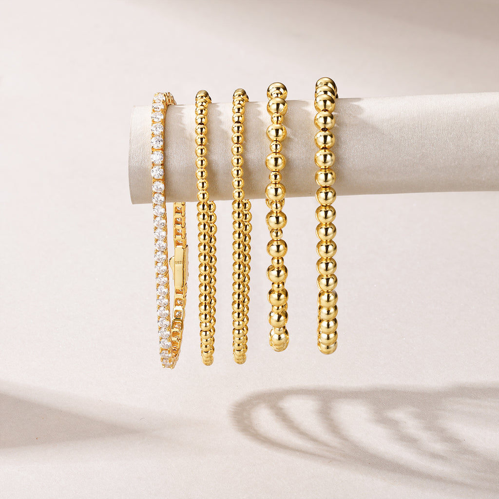 Golden Harmony Bracelet Set