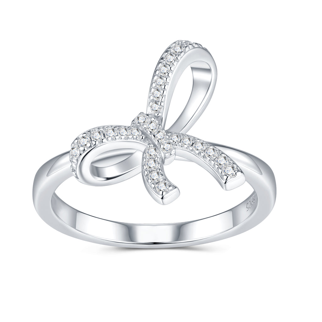 Eternal Bow Moissanite Ring