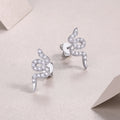 Serpent Glow Stud Earrings