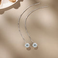 Luminous Drop Moissanite Earrings