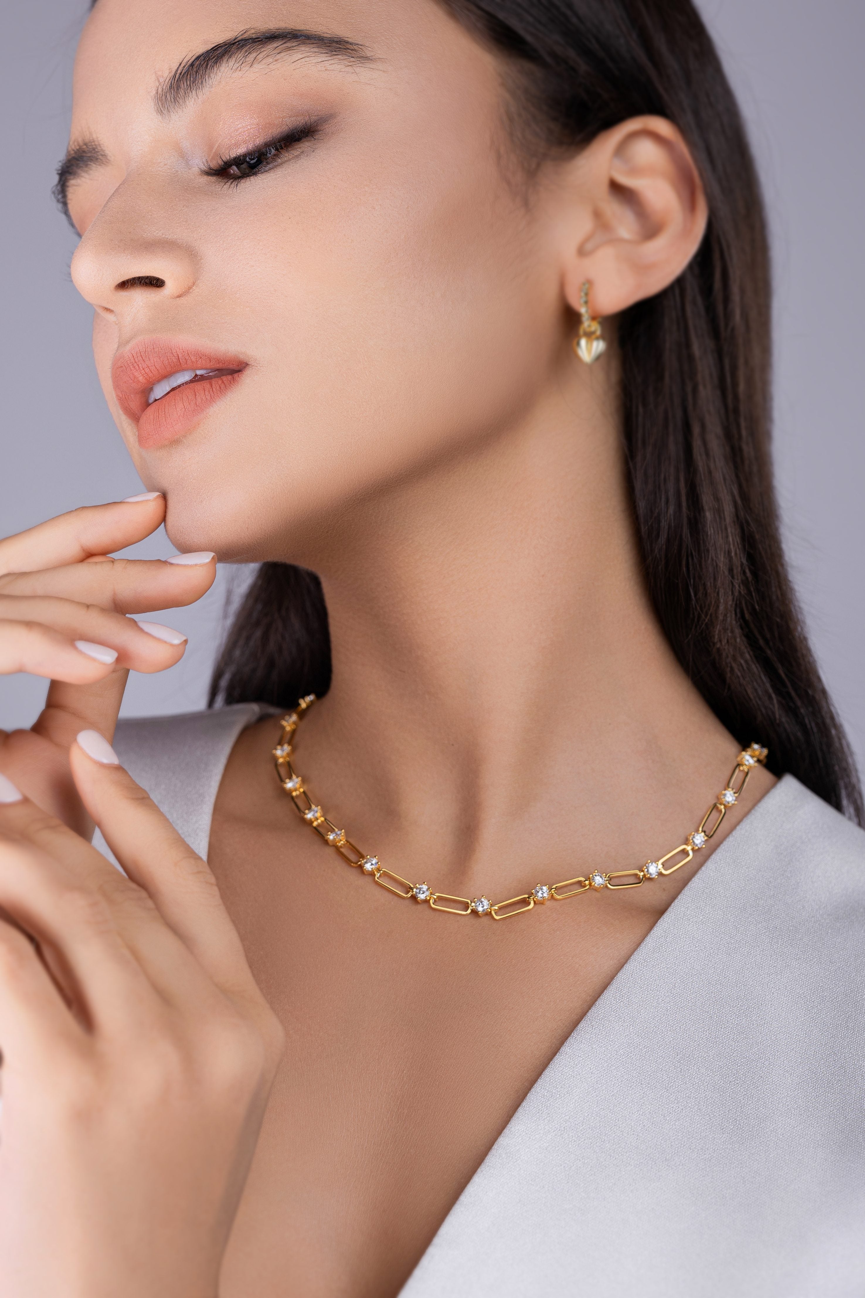 Golden Link Radiance Necklace