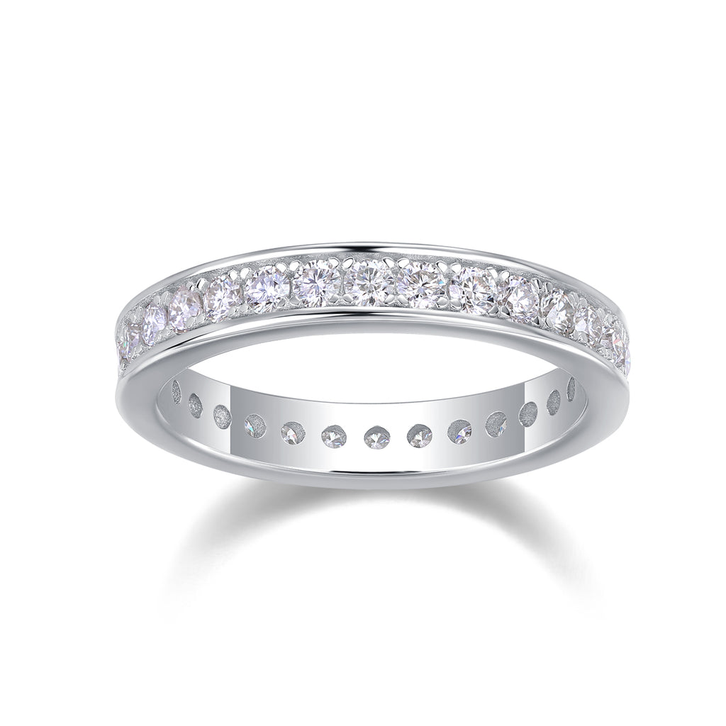 Eternal Line Moissanite Band Ring