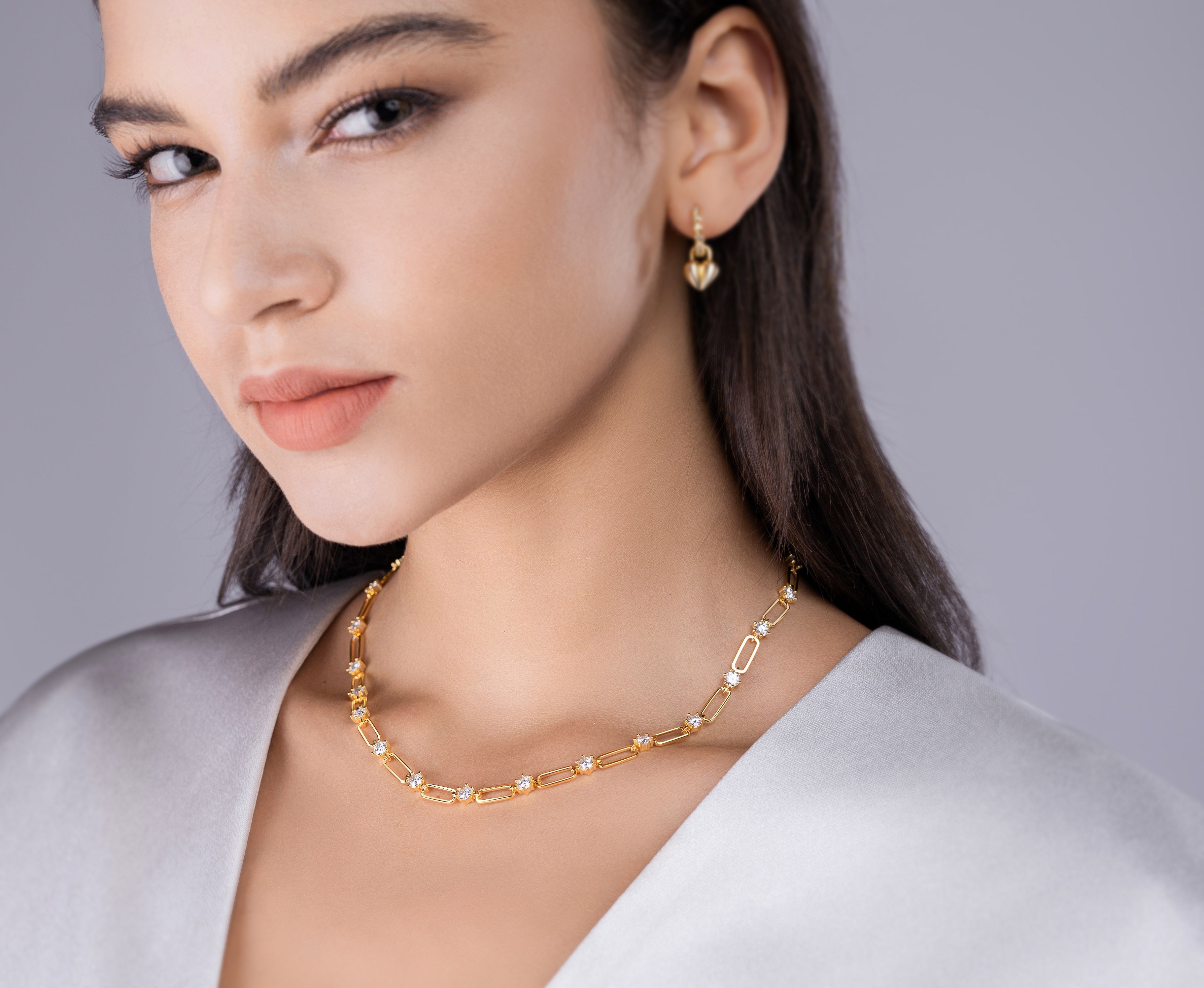 Golden Link Radiance Necklace