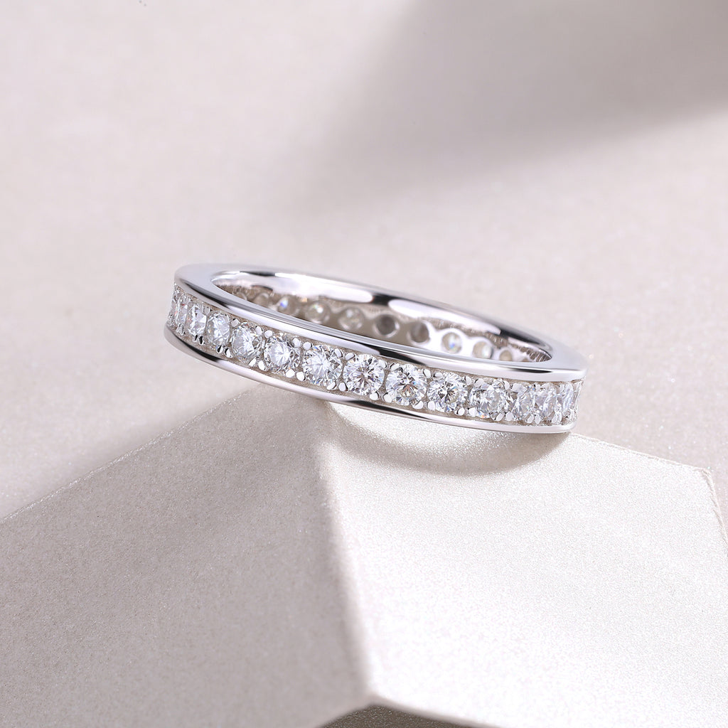 Eternal Line Moissanite Band Ring