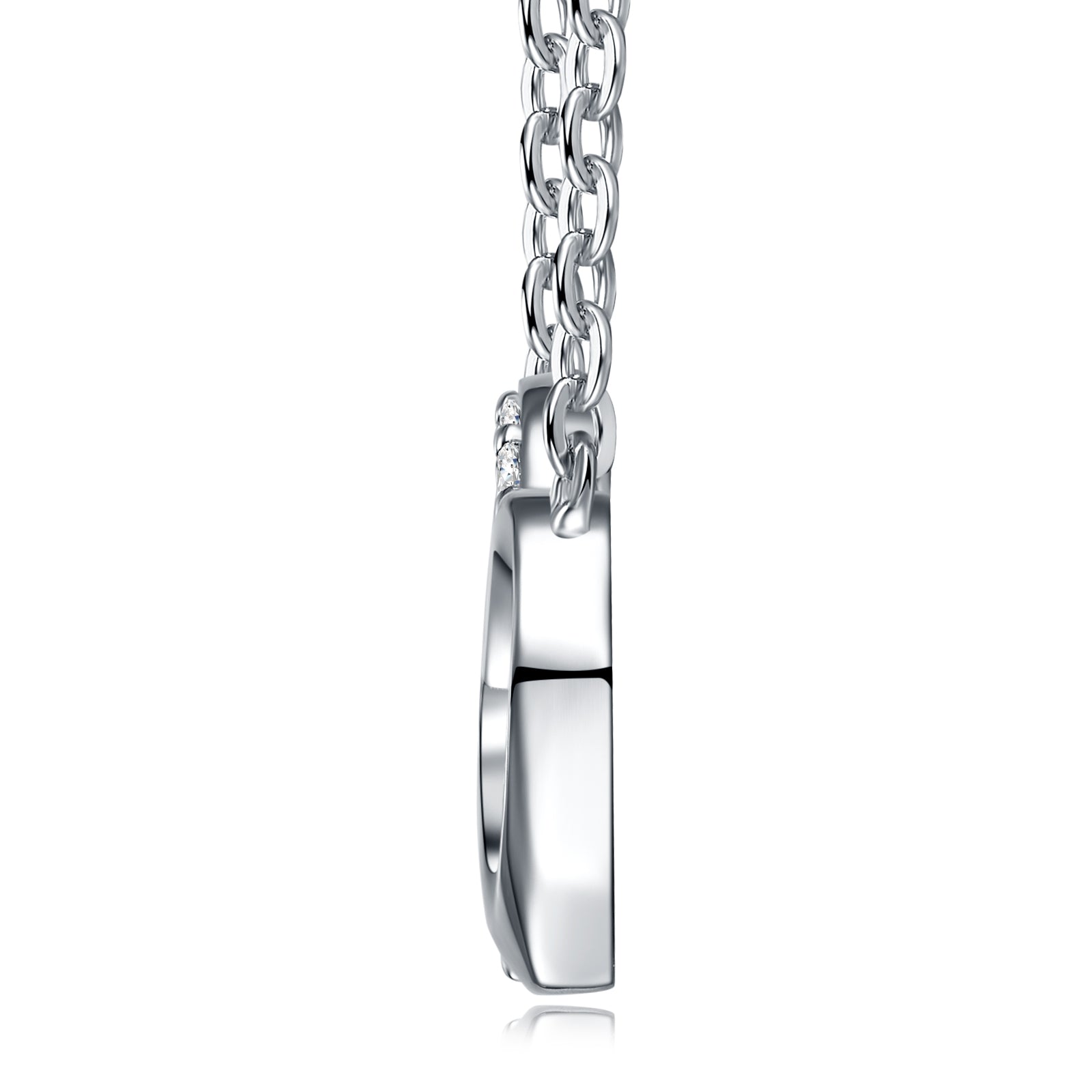 Eternal Double Heart Moissanite Necklace