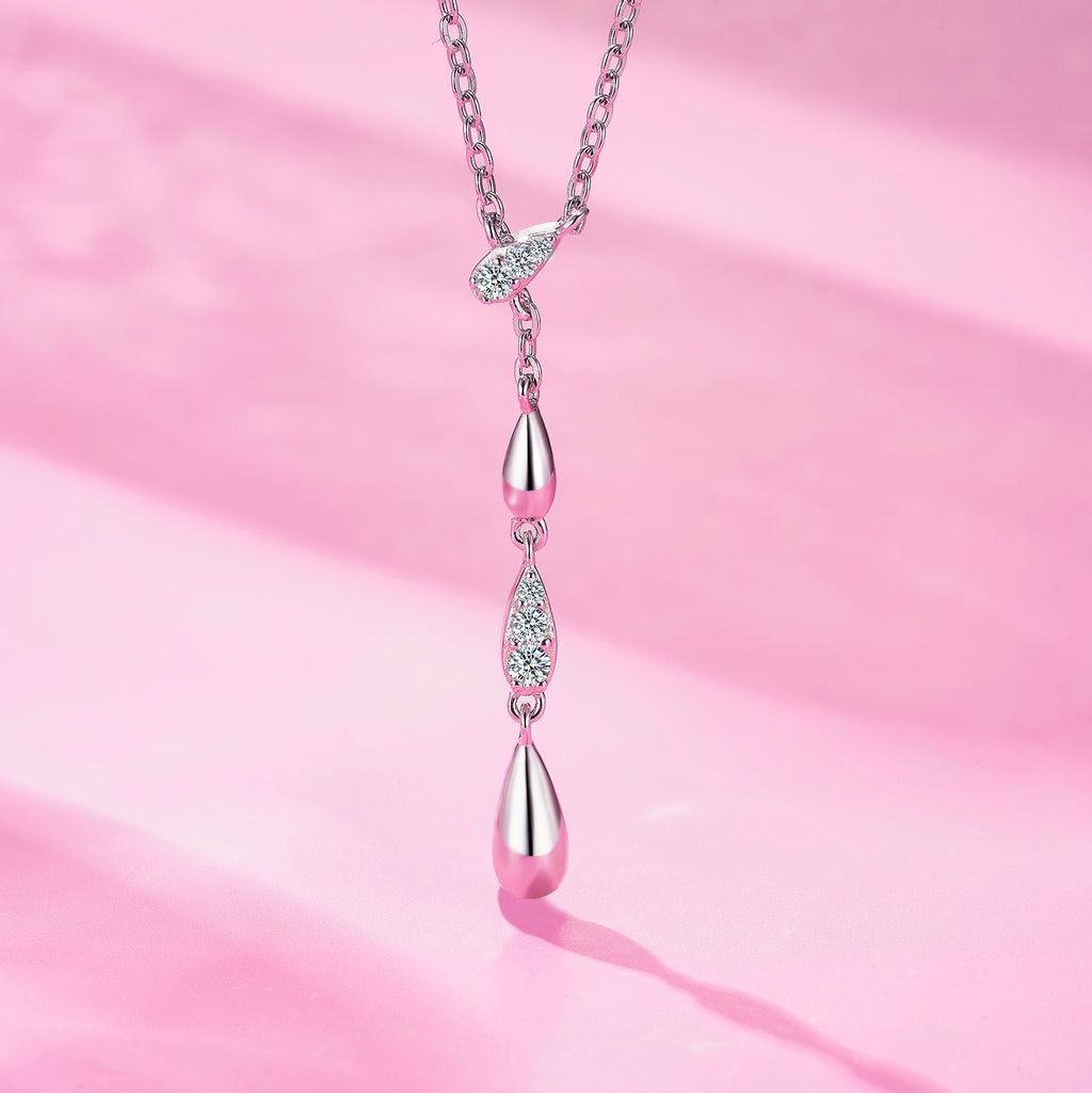 Eternal Drop Moissanite Necklace