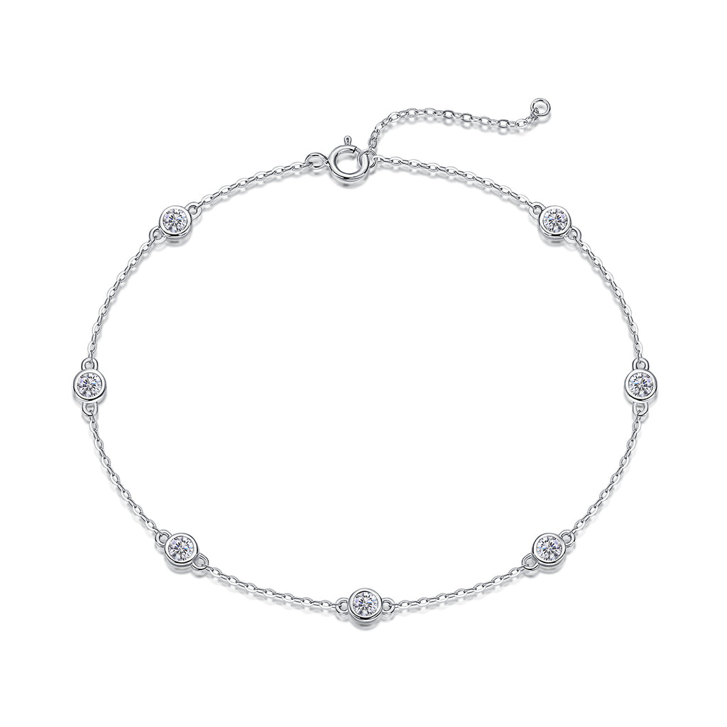Bubble Spark Moissanite Bracelet