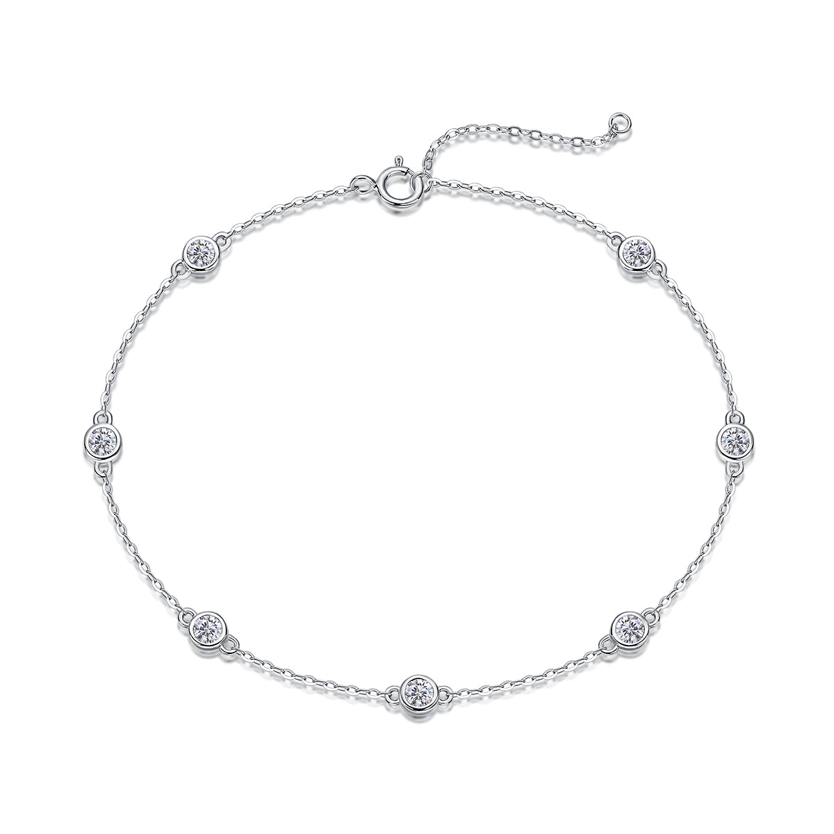 Bubble Spark Moissanite Bracelet