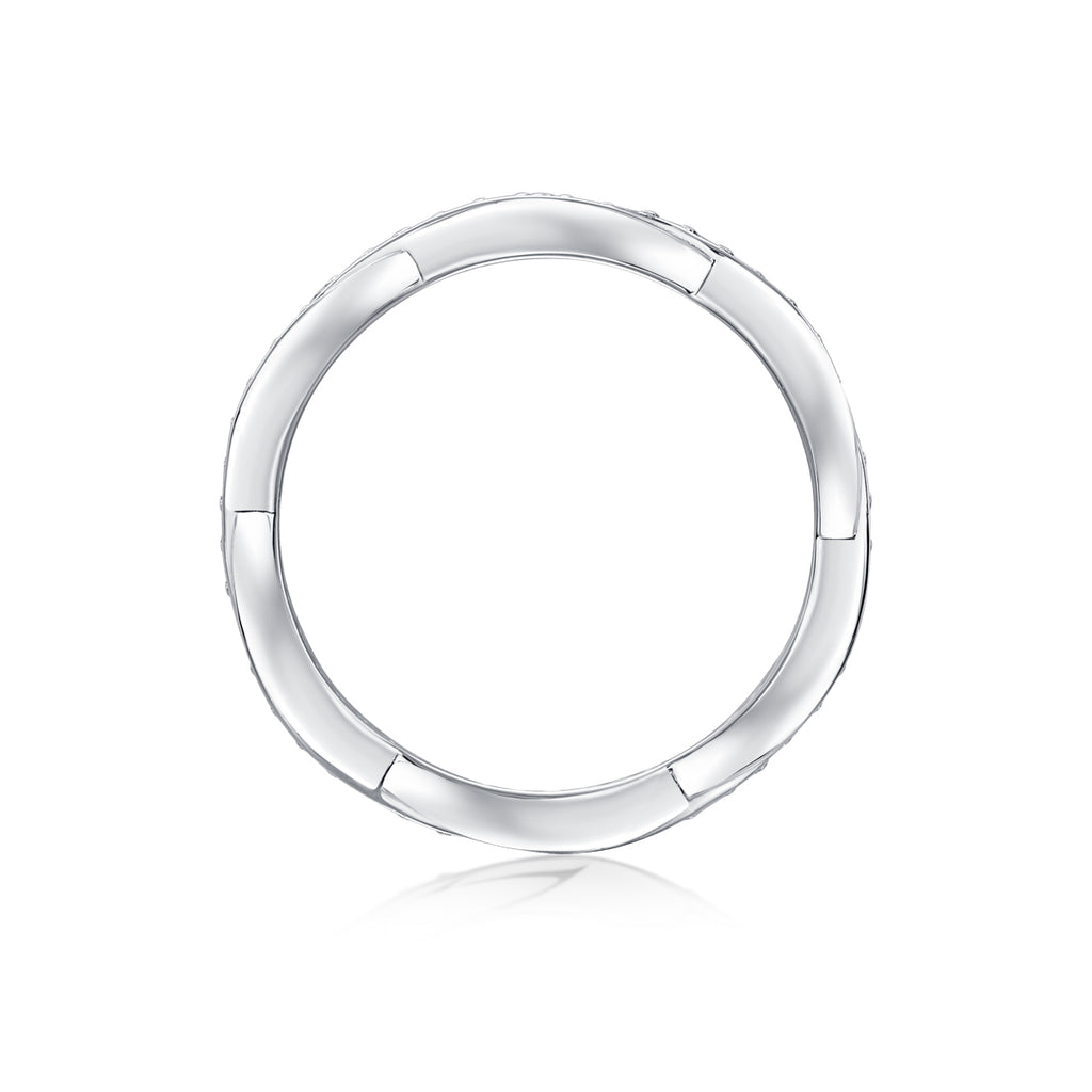 Twilight Cross Moissanite Ring