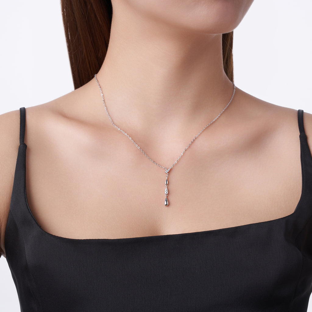 Eternal Drop Moissanite Necklace