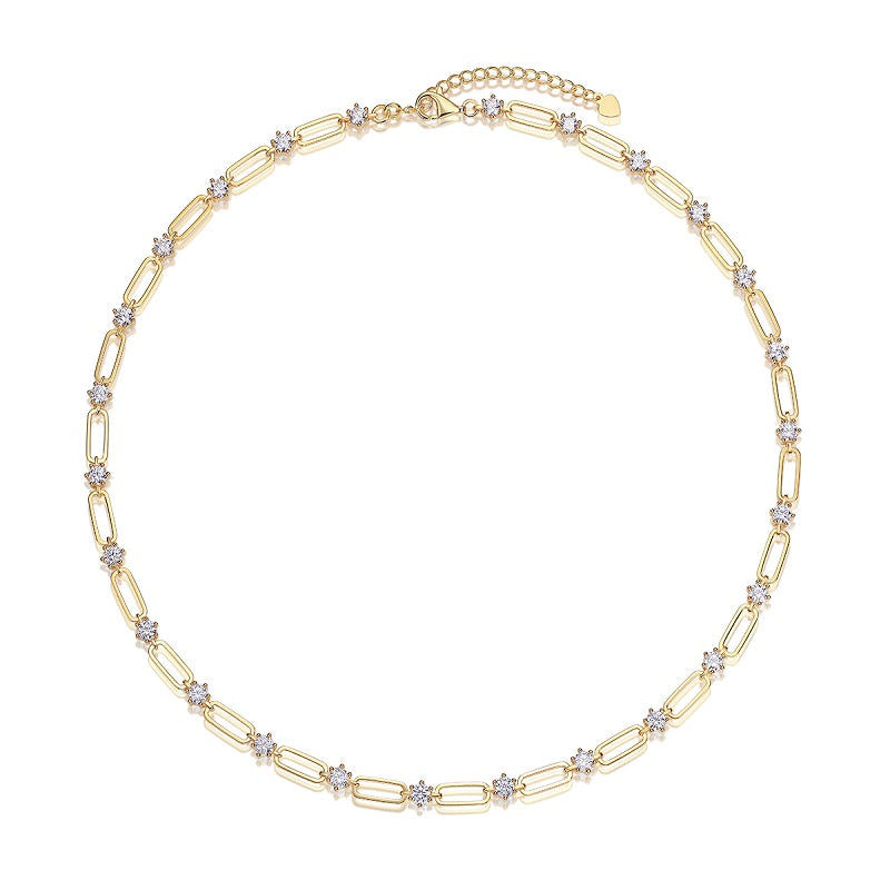 Golden Link Radiance Necklace
