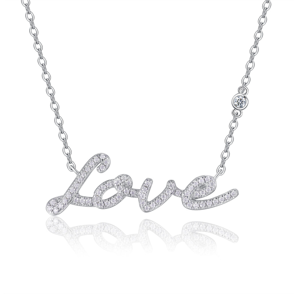 Love Script Necklace