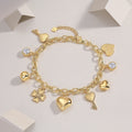 Golden Wishes Charm Bracelet