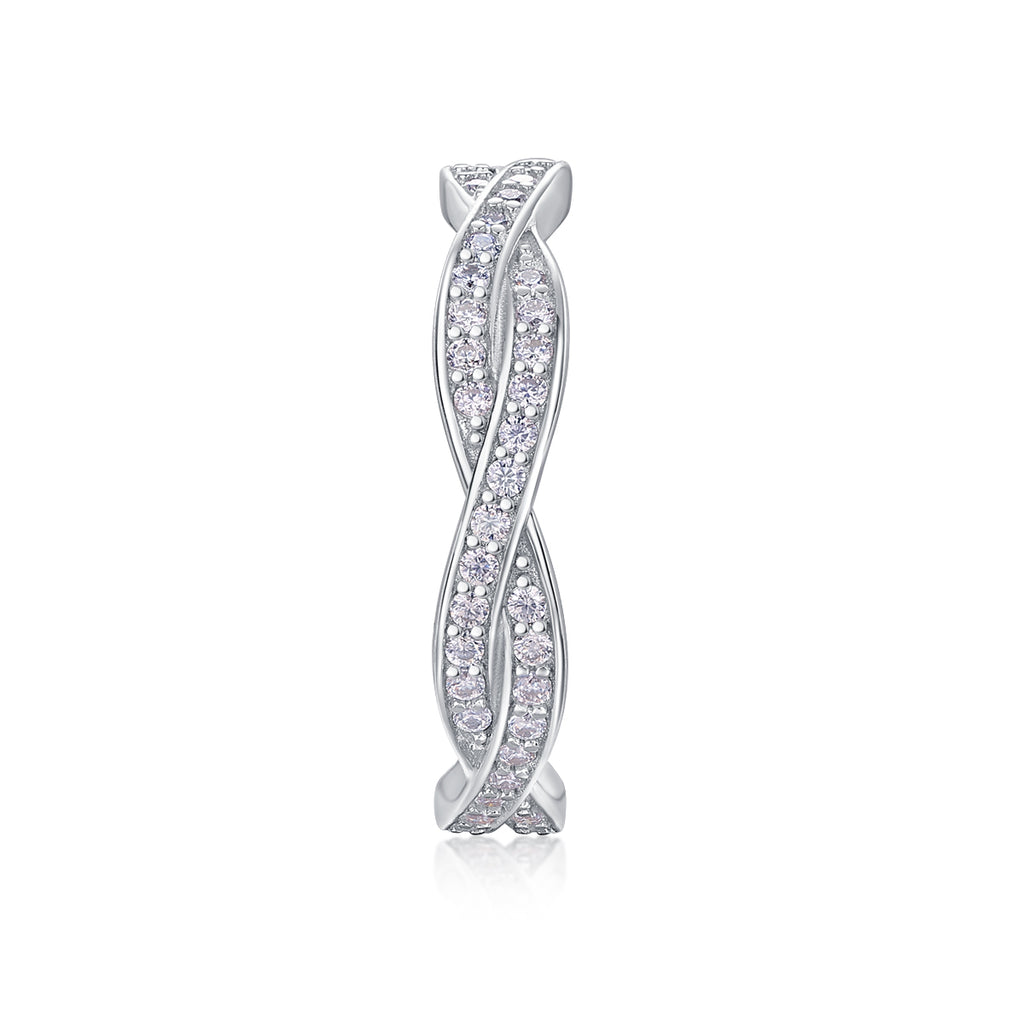 Twilight Cross Moissanite Ring