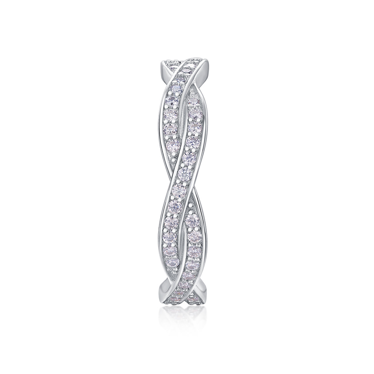 Twilight Cross Moissanite Ring