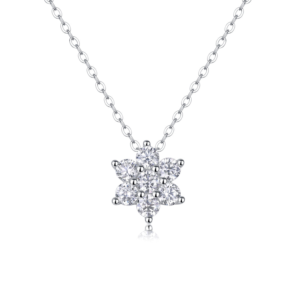 Snowflake Flutter Necklace