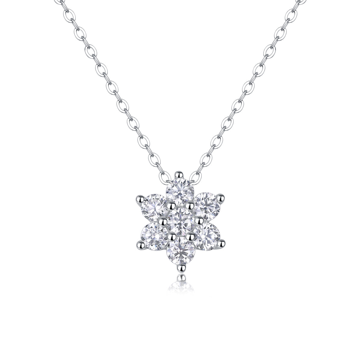 Snowflake Flutter Necklace