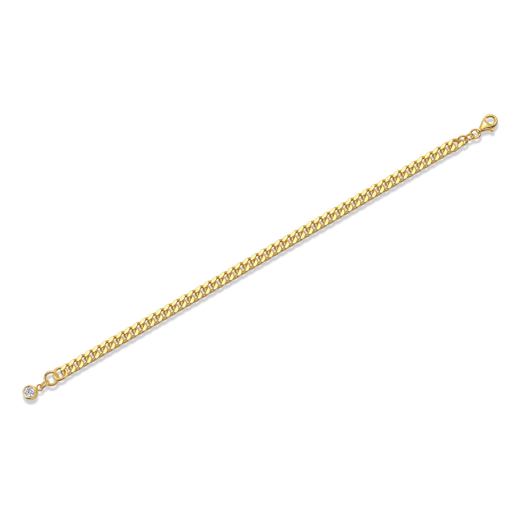 Golden Link Drop Bracelet