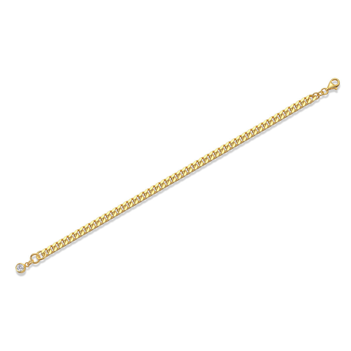 Golden Link Drop Bracelet