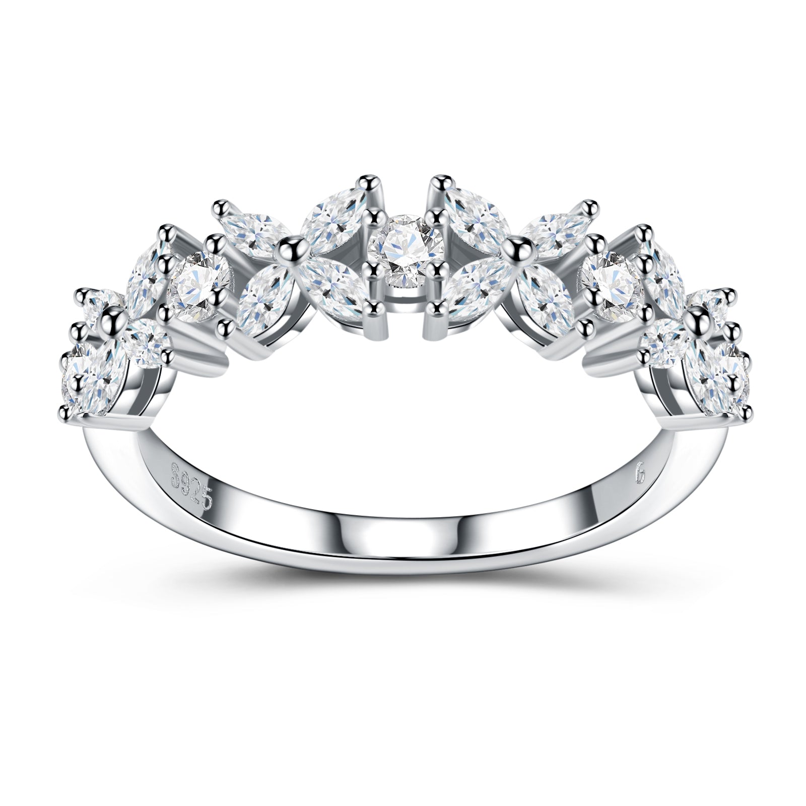 Lucky Leaf Moissanite Ring