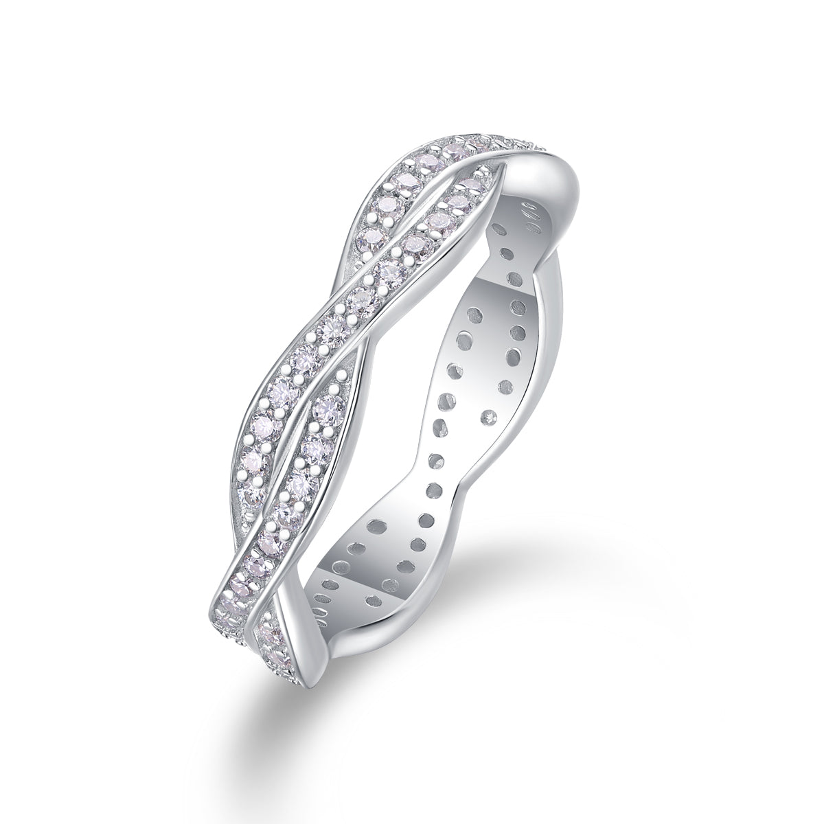 Twilight Cross Moissanite Ring