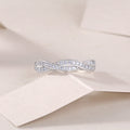 Twilight Cross Moissanite Ring