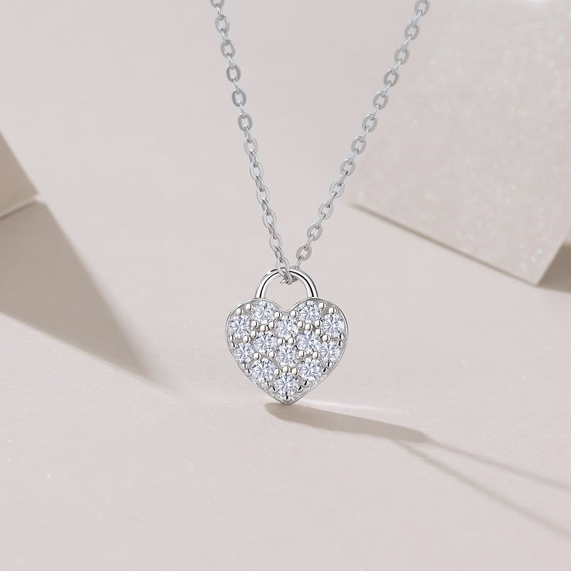 Crystal Heart Pendant Necklace