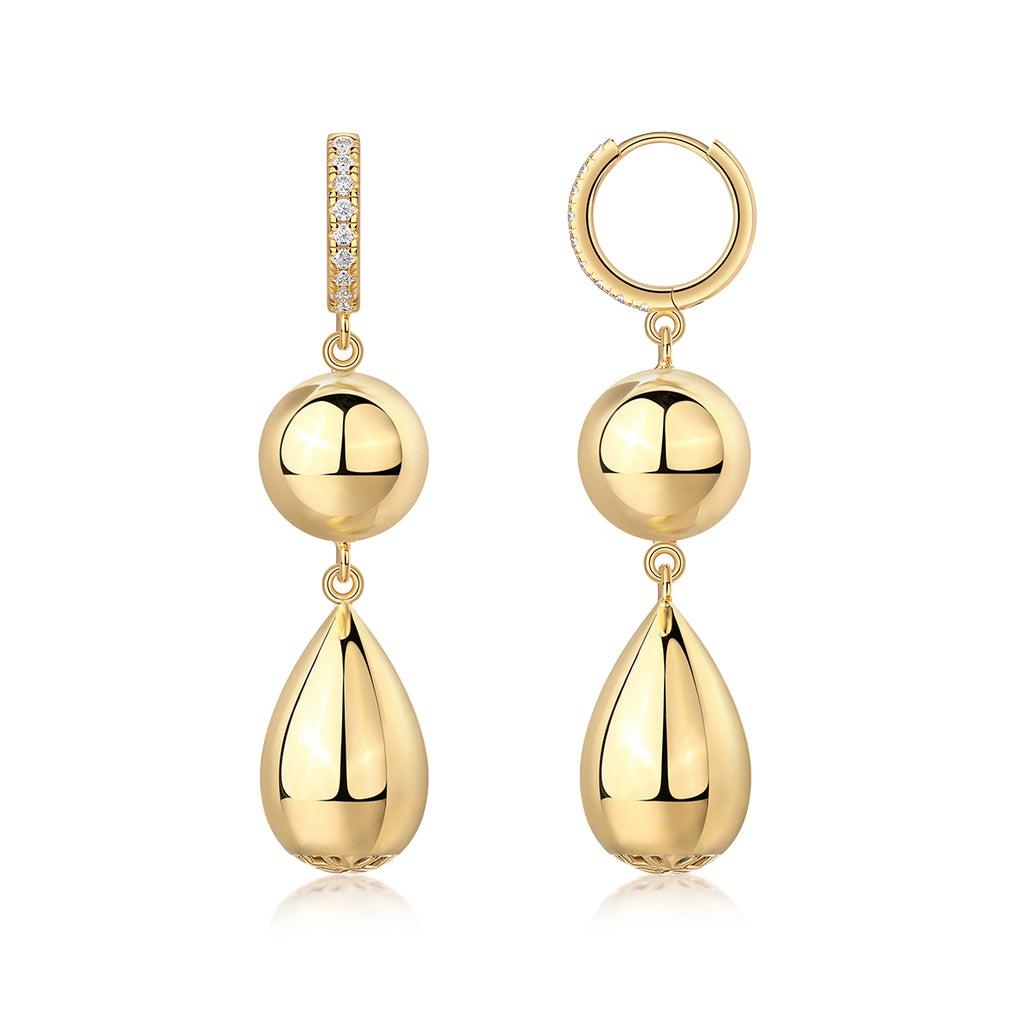 Golden Drop Earrings