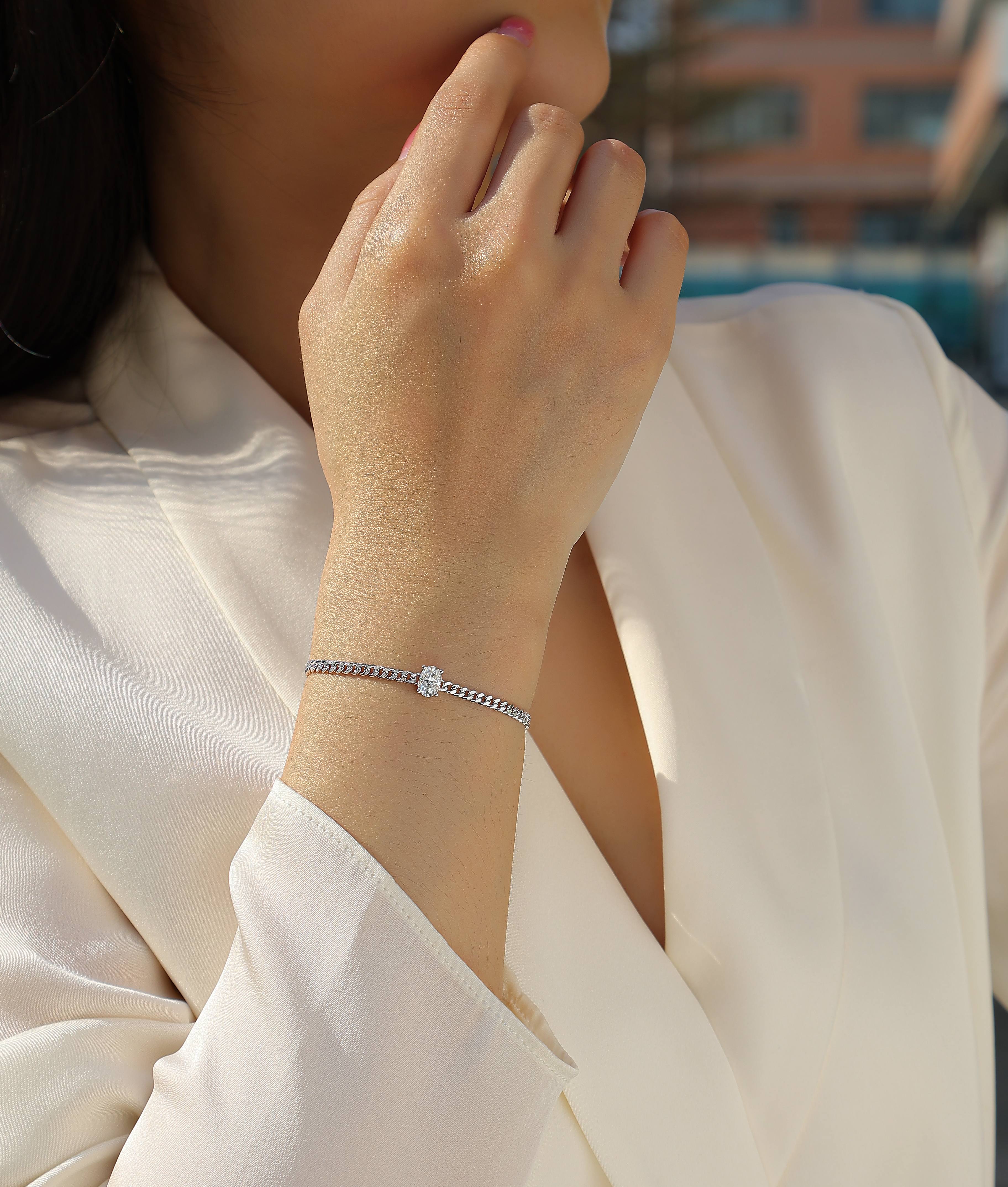 Pure Spark Moissanite Bracelet