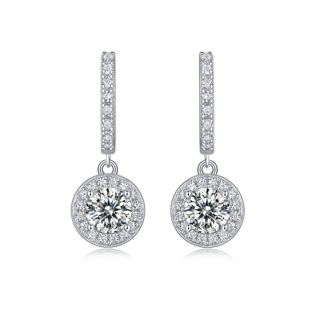 Radiant Halo Drop Earring