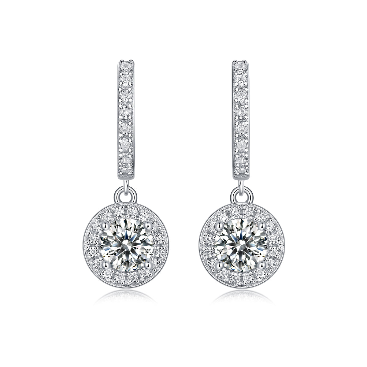 Radiant Halo Drop Earring