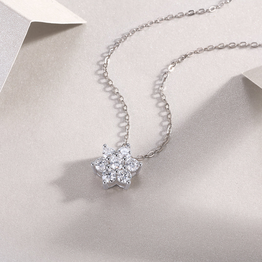 Snowflake Flutter Necklace