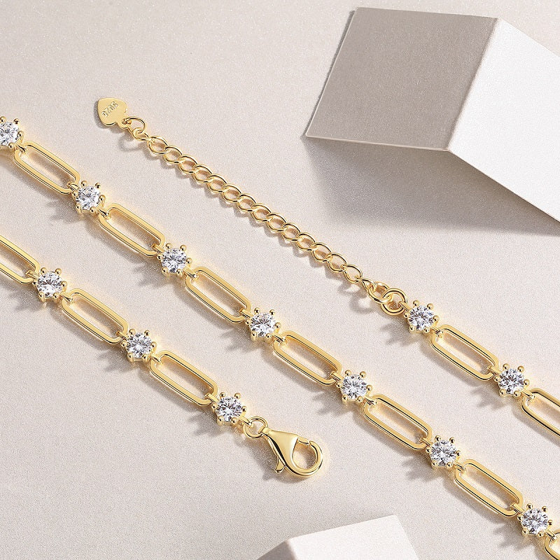 Golden Link Radiance Necklace