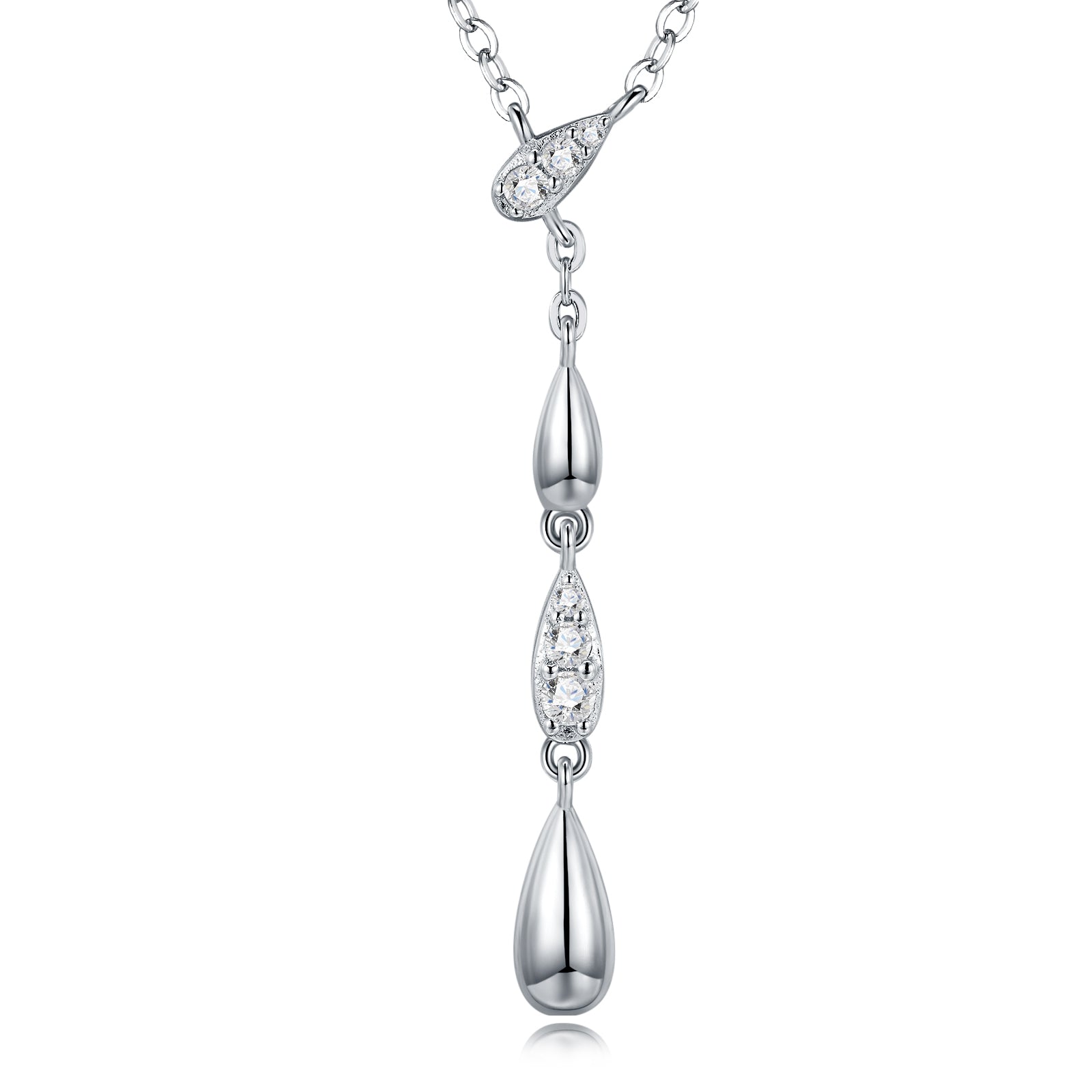 Eternal Drop Moissanite Necklace