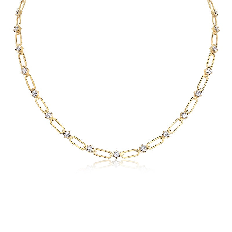 Golden Link Radiance Necklace