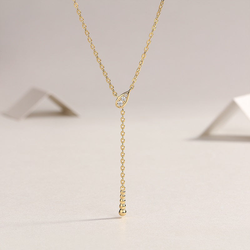Starlight Convergence Y-Drop Necklace