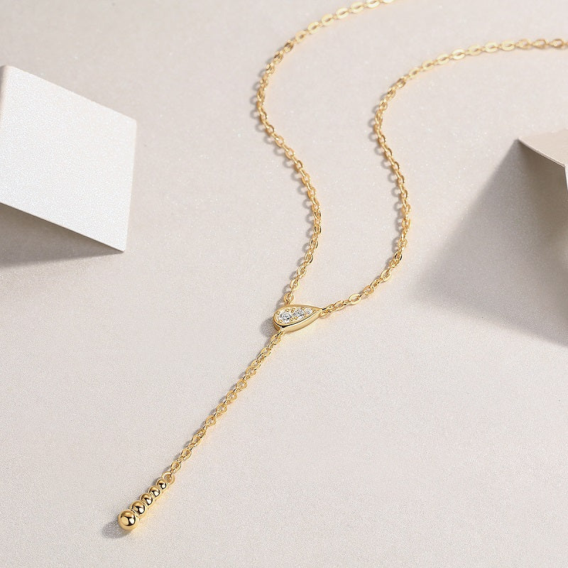 Starlight Convergence Y-Drop Necklace