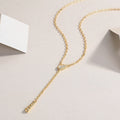 Starlight Convergence Y-Drop Necklace