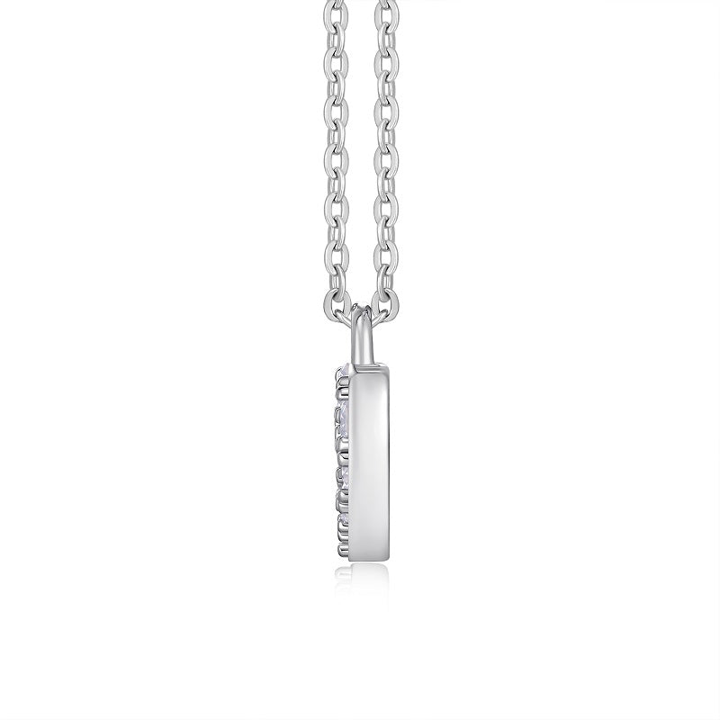 Crystal Heart Pendant Necklace