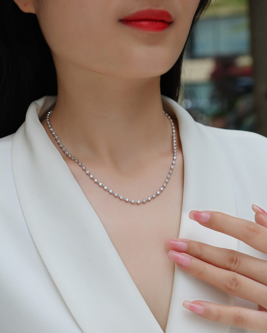Radiant Circle Necklace
