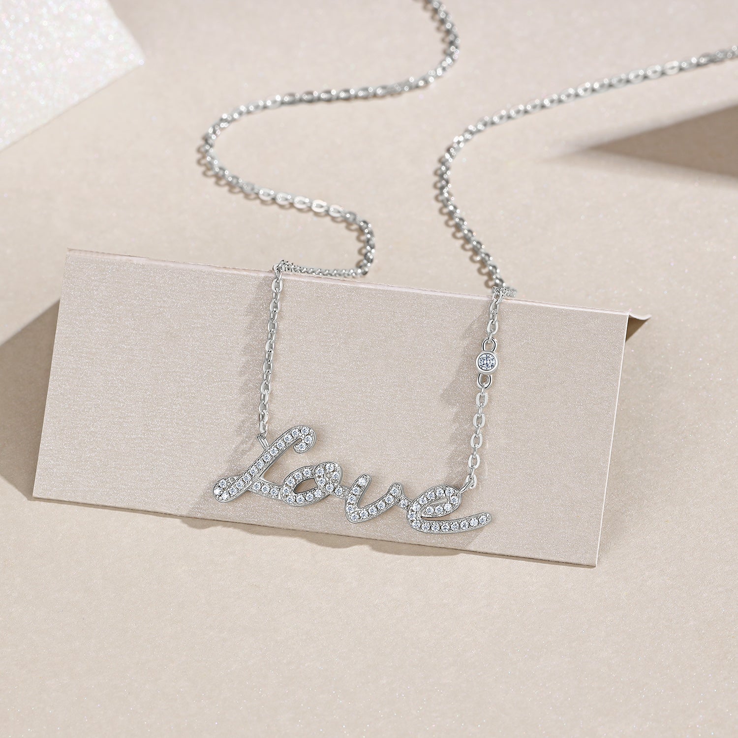 Love Script Necklace