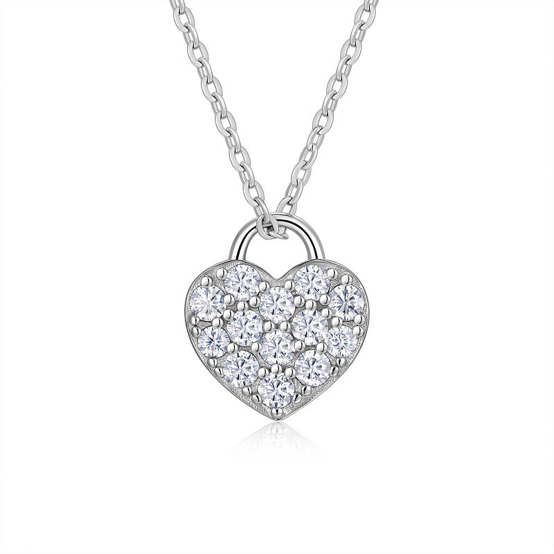 Crystal Heart Pendant Necklace