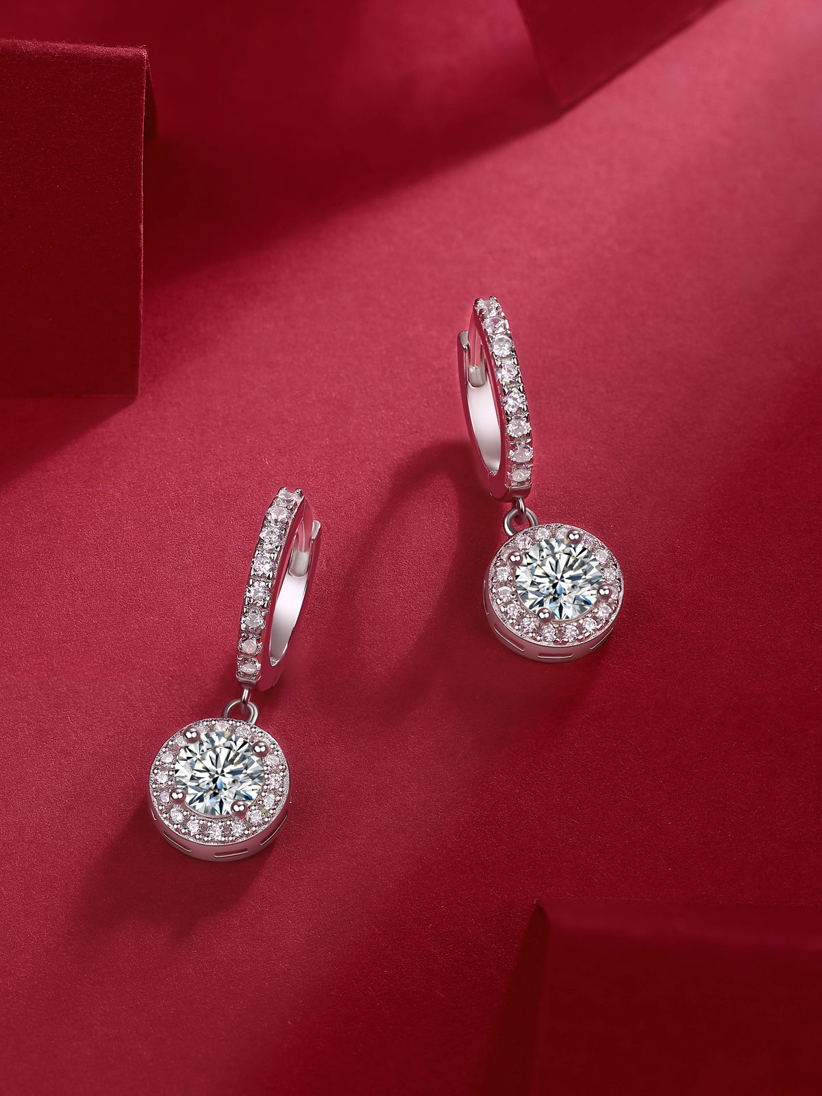 Radiant Halo Drop Earring
